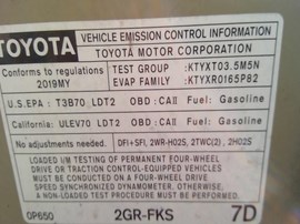 2019 TOYOTA TACOMA, TAN, TRD SPORT MODEL, CREW CAB, 3.5L, AT, 2WD.  Z26317